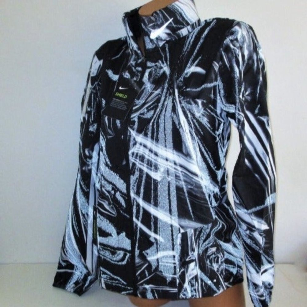 Nike Shield Full-Zip Running Jacket Hood Ghost Flash Reflective Size  XL $150 - Picture 5 of 13